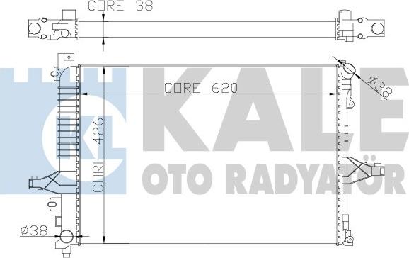 KALE OTO RADYATÖR 367200 - Radiateur, refroidissement du moteur cwaw.fr