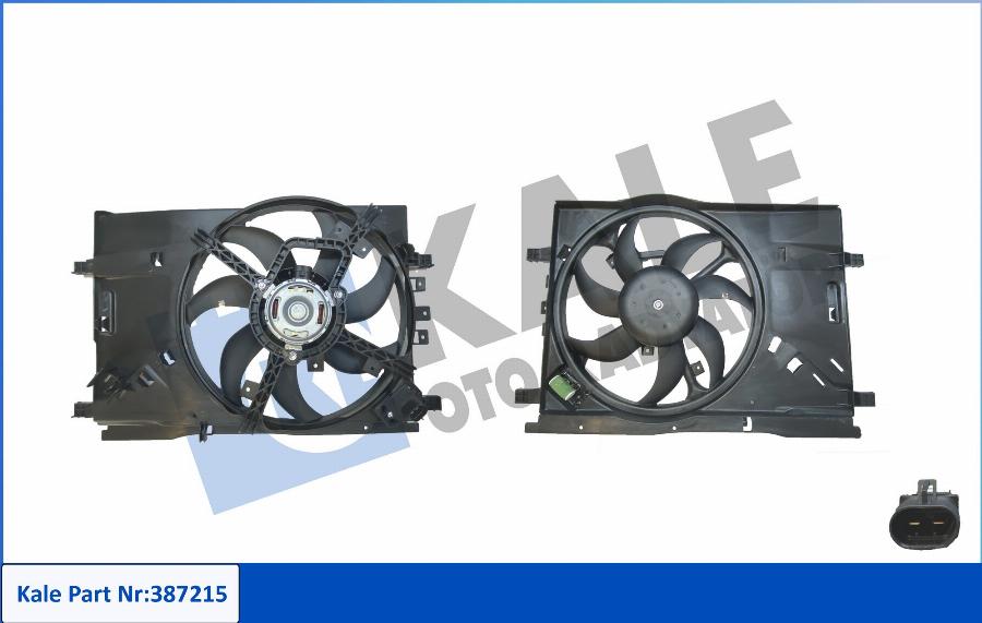 KALE OTO RADYATÖR 387215 - Ventilateur, refroidissement du moteur cwaw.fr