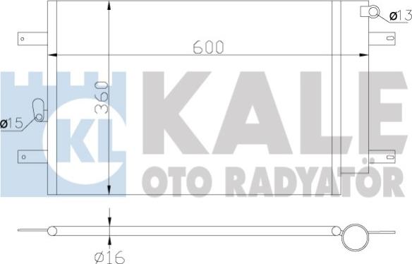 KALE OTO RADYATÖR 375900 - Condensateur, climatisation cwaw.fr