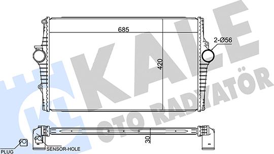 KALE OTO RADYATÖR 375680 - Intercooler, échangeur cwaw.fr