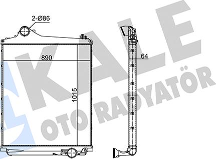 KALE OTO RADYATÖR 375775 - Intercooler, échangeur cwaw.fr