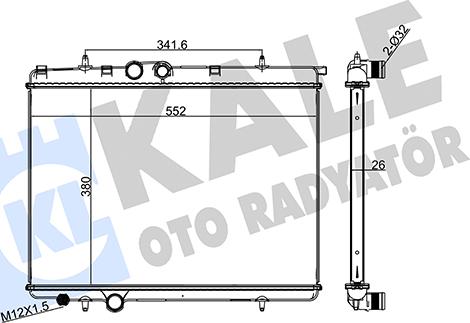 KALE OTO RADYATÖR 215900 - Radiateur, refroidissement du moteur cwaw.fr