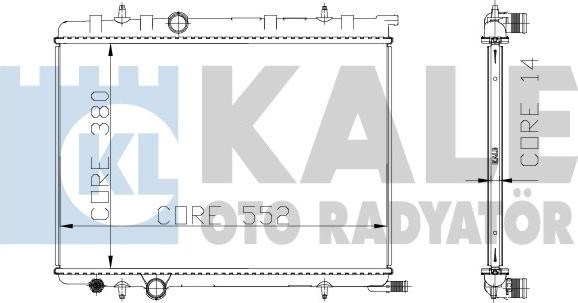 KALE OTO RADYATÖR 216999 - Radiateur, refroidissement du moteur cwaw.fr