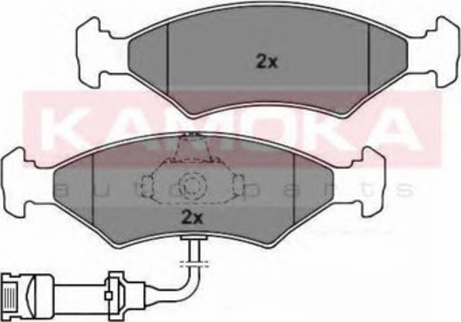 Kamoka 101424 - Kit de plaquettes de frein, frein à disque cwaw.fr