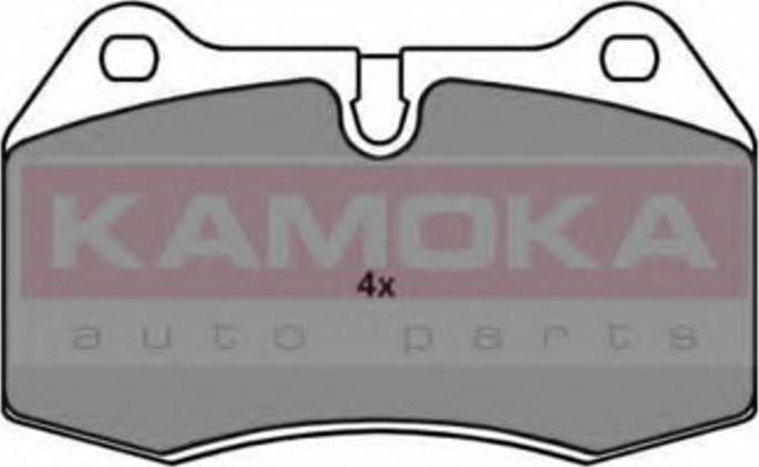 Kamoka 1011996 - Kit de plaquettes de frein, frein à disque cwaw.fr