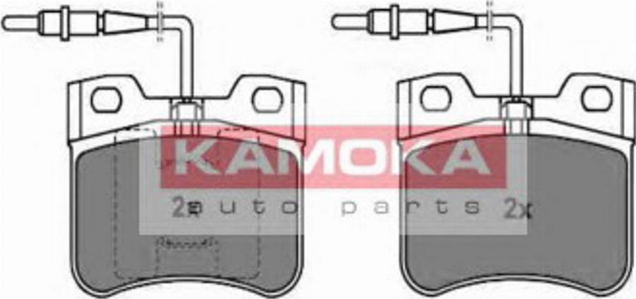 Kamoka 1011490 - Kit de plaquettes de frein, frein à disque cwaw.fr