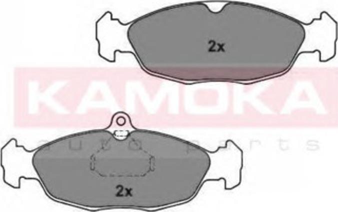 Kamoka 1011464 - Kit de plaquettes de frein, frein à disque cwaw.fr