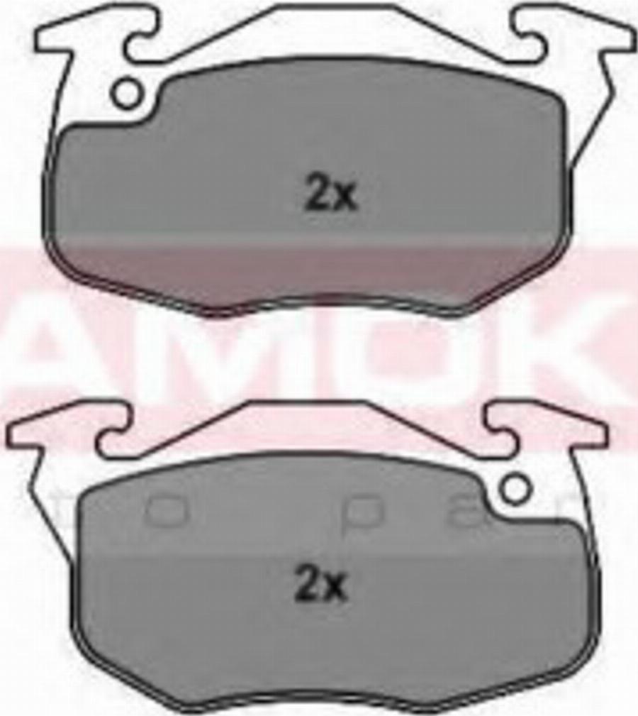 Kamoka 1011438 - Kit de plaquettes de frein, frein à disque cwaw.fr