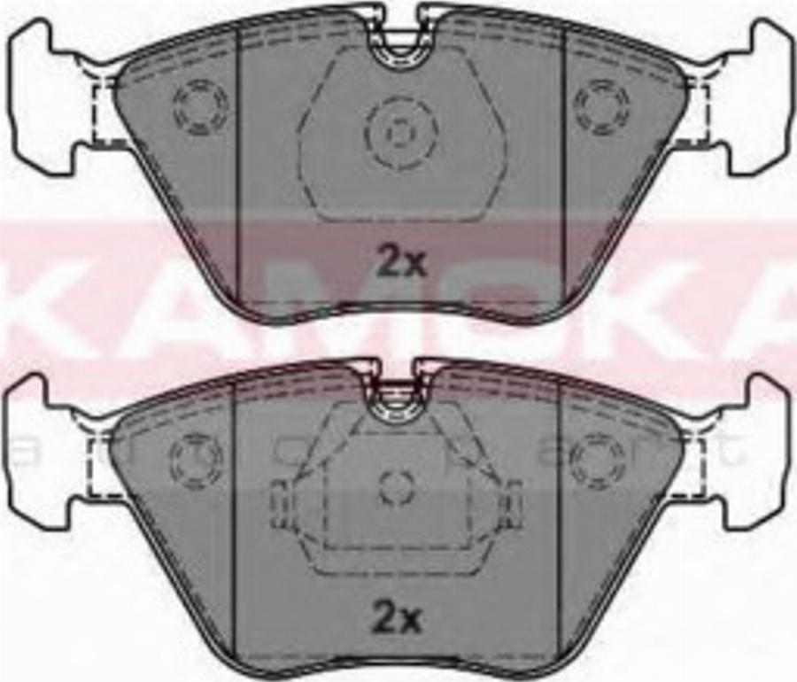 Kamoka 1011558 - Kit de plaquettes de frein, frein à disque cwaw.fr