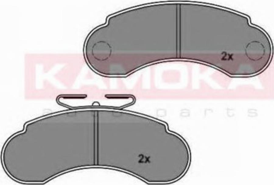 Kamoka 1011504 - Kit de plaquettes de frein, frein à disque cwaw.fr