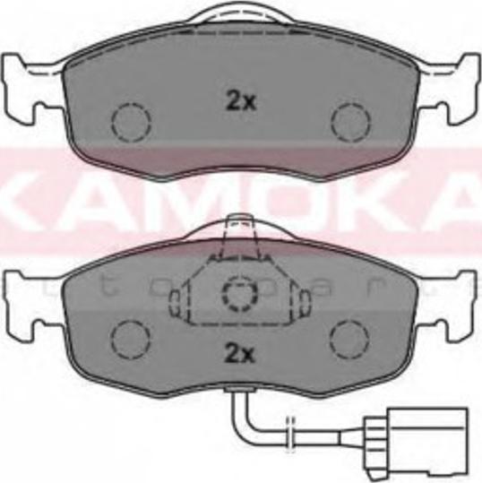 Kamoka 1011532 - Kit de plaquettes de frein, frein à disque cwaw.fr