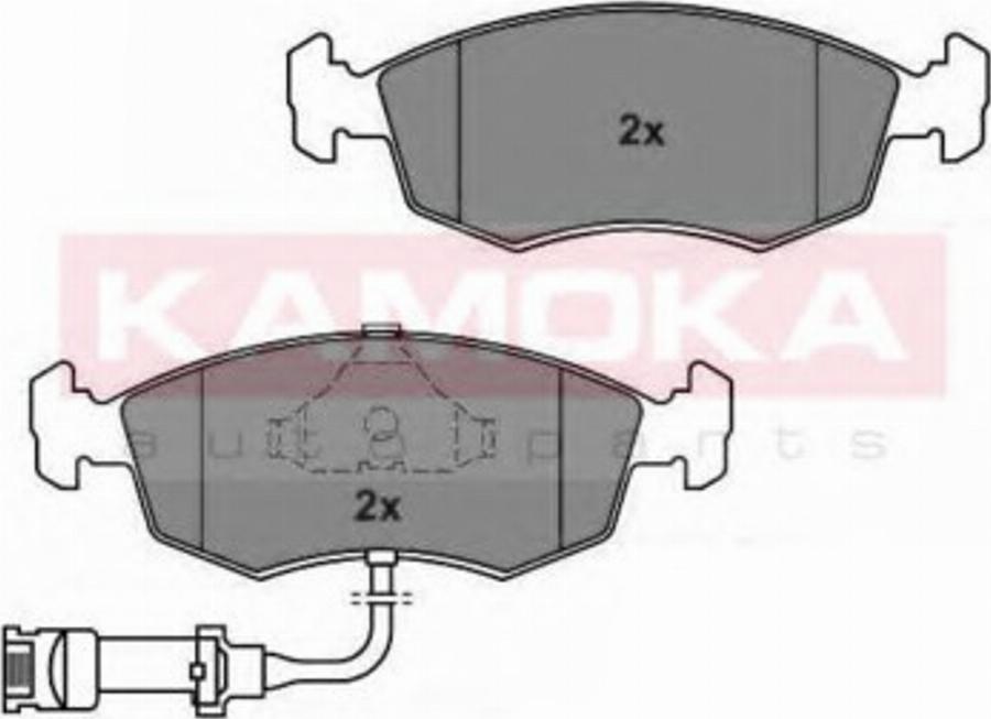 Kamoka 1011692 - Kit de plaquettes de frein, frein à disque cwaw.fr