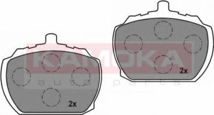 Kamoka 1011666 - Kit de plaquettes de frein, frein à disque cwaw.fr