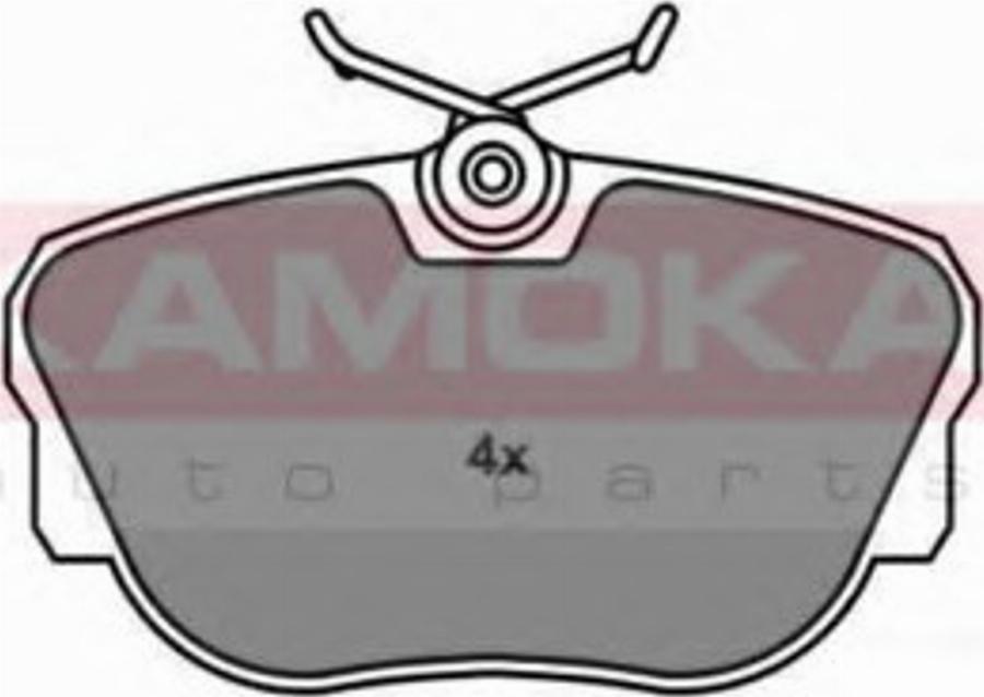 Kamoka 1011320 - Kit de plaquettes de frein, frein à disque cwaw.fr