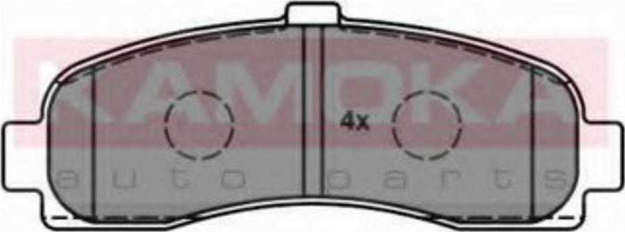 Kamoka 1011718 - Kit de plaquettes de frein, frein à disque cwaw.fr