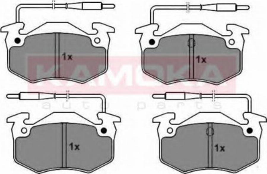 Kamoka 101856 - Kit de plaquettes de frein, frein à disque cwaw.fr