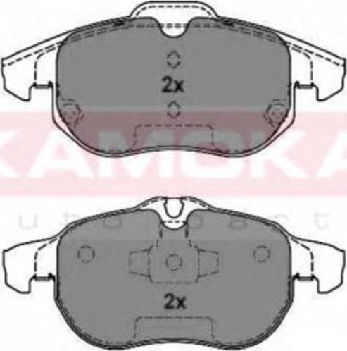 Kamoka 1013040 - Kit de plaquettes de frein, frein à disque cwaw.fr