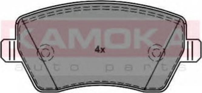 Kamoka 1013234 - Kit de plaquettes de frein, frein à disque cwaw.fr