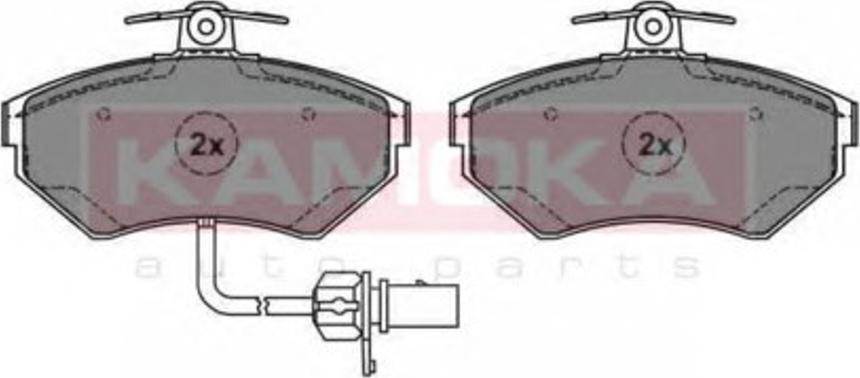 Kamoka 1012902 - Kit de plaquettes de frein, frein à disque cwaw.fr