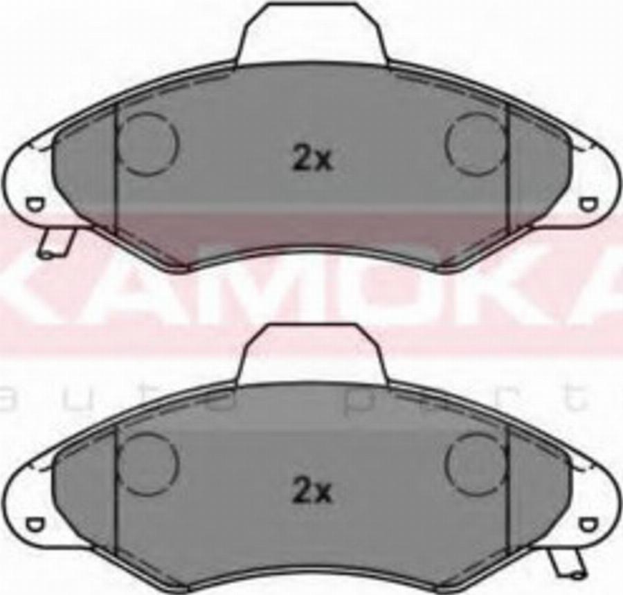 Kamoka 1012552 - Kit de plaquettes de frein, frein à disque cwaw.fr