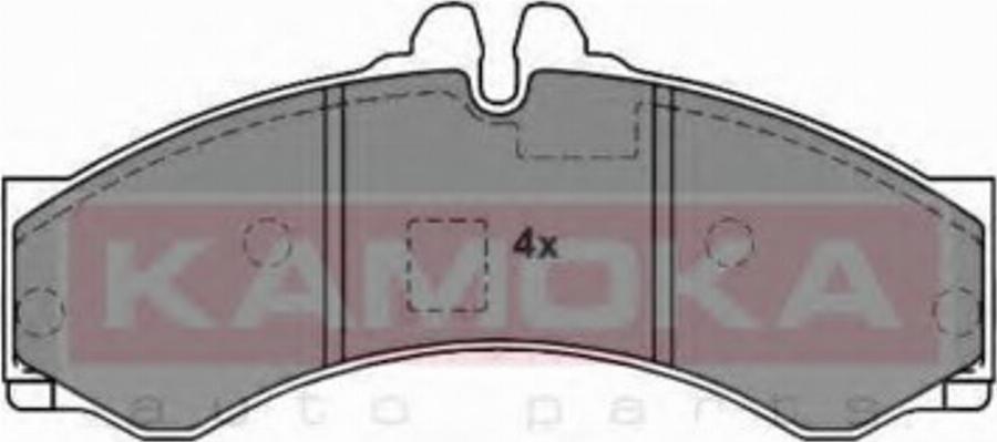 Kamoka 1012086 - Kit de plaquettes de frein, frein à disque cwaw.fr