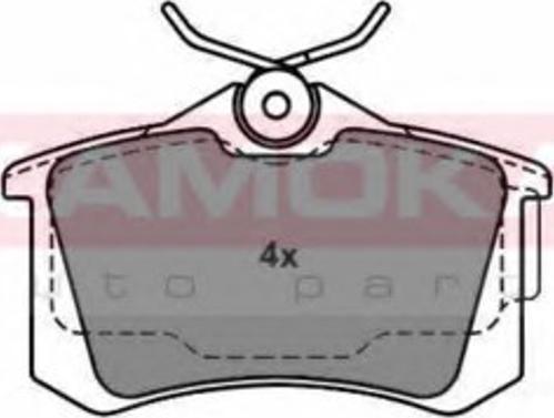 Kamoka 1012166 - Kit de plaquettes de frein, frein à disque cwaw.fr