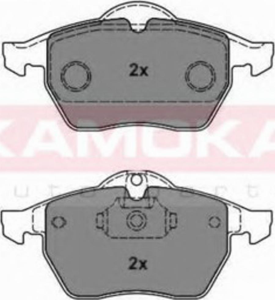 Kamoka 1012136 - Kit de plaquettes de frein, frein à disque cwaw.fr