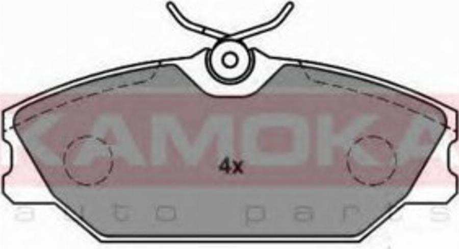 Kamoka 1012840 - Kit de plaquettes de frein, frein à disque cwaw.fr