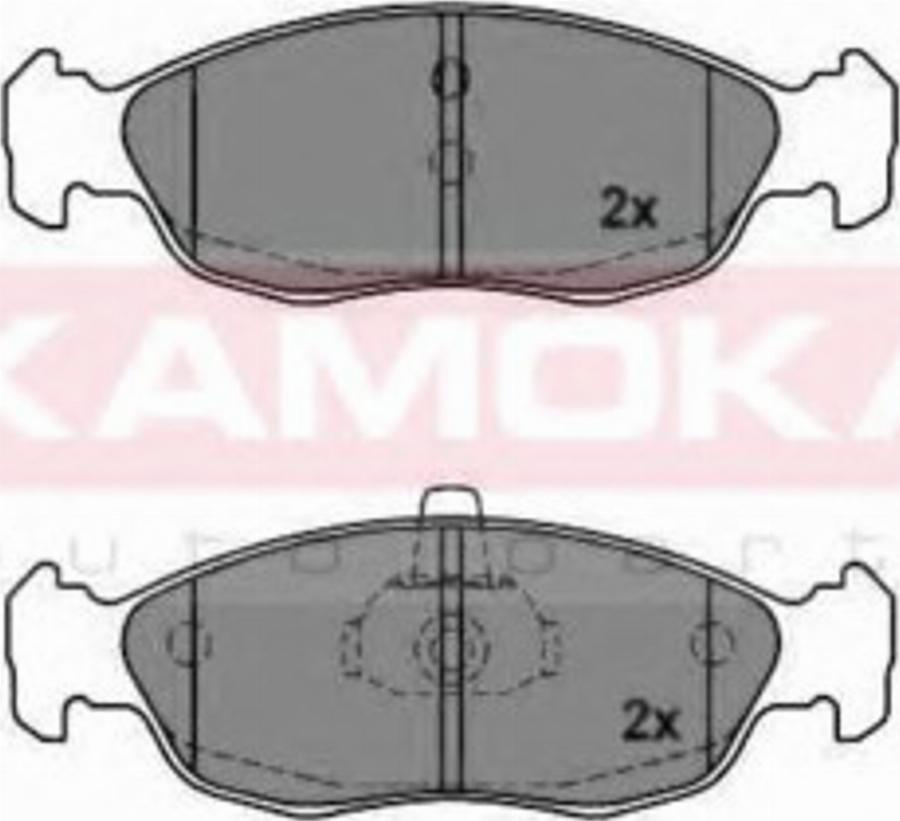 Kamoka 1012336 - Kit de plaquettes de frein, frein à disque cwaw.fr