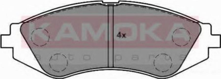 Kamoka 1012232 - Kit de plaquettes de frein, frein à disque cwaw.fr