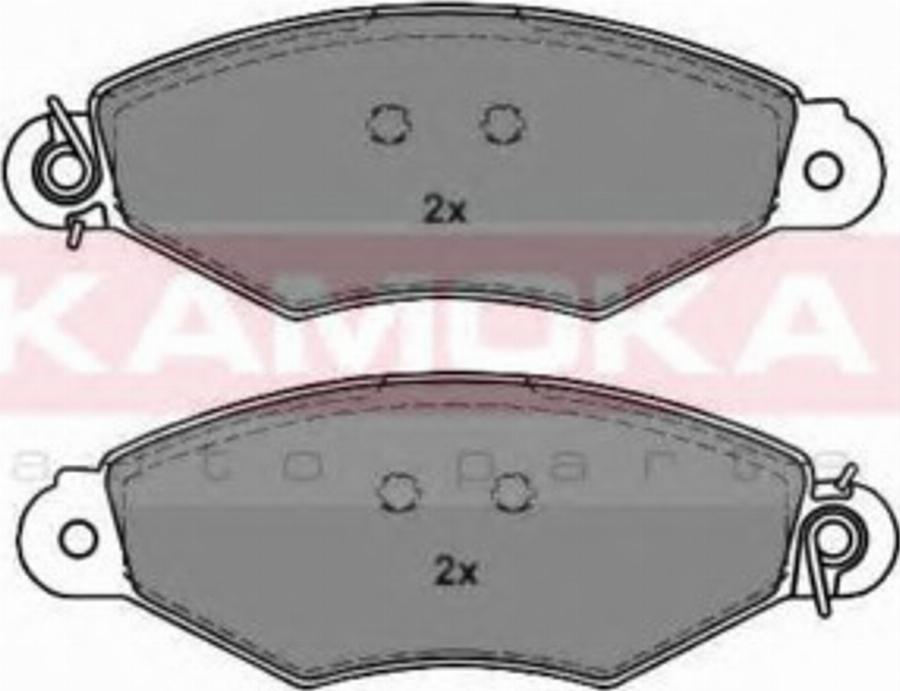 Kamoka 1012270 - Kit de plaquettes de frein, frein à disque cwaw.fr