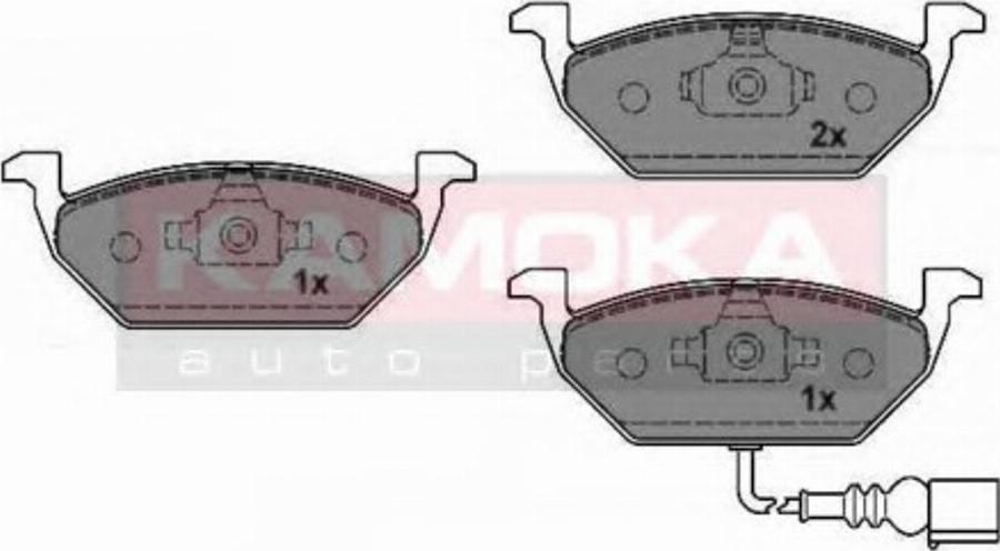 Kamoka 1012796BQ - Kit de plaquettes de frein, frein à disque cwaw.fr