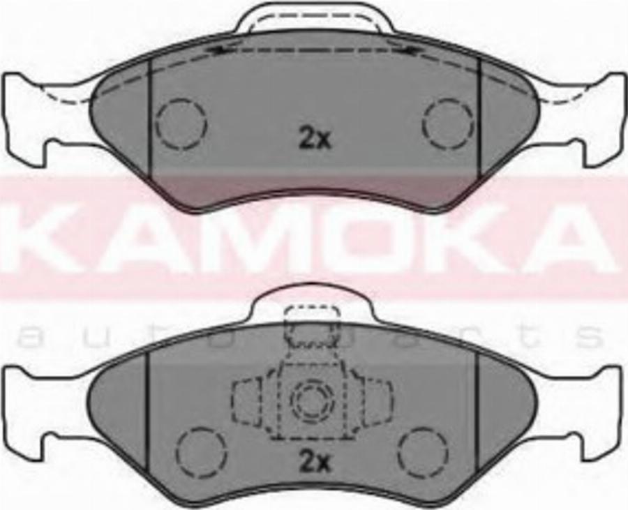 Kamoka 1012786 - Kit de plaquettes de frein, frein à disque cwaw.fr