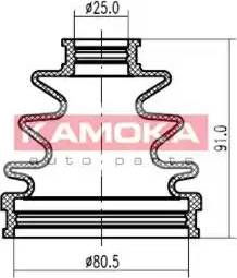 Kamoka 1146100 - Joint-soufflet, arbre de commande cwaw.fr