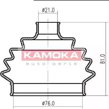 Kamoka 1146864 - Joint-soufflet, arbre de commande cwaw.fr