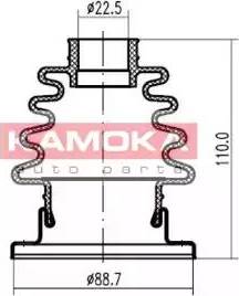 Kamoka 1148010 - Joint-soufflet, arbre de commande cwaw.fr