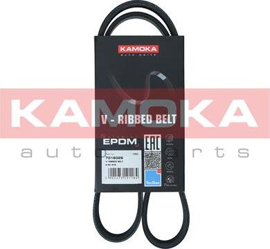 Kamoka 7016026 - Courroie trapézoïdale à nervures cwaw.fr