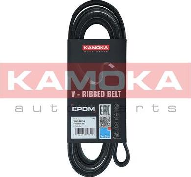 Kamoka 7016234 - Courroie trapézoïdale à nervures cwaw.fr