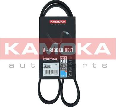 Kamoka 7017001 - Courroie trapézoïdale à nervures cwaw.fr