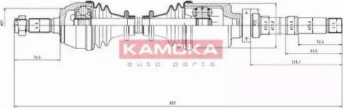 Kamoka CT1138953 - Arbre de transmission cwaw.fr