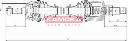 Kamoka CT1138952 - Arbre de transmission cwaw.fr