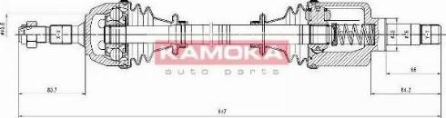 Kamoka CT1138905 - Arbre de transmission cwaw.fr