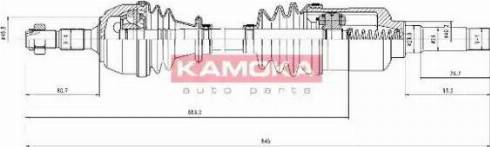 Kamoka CT1138906 - Arbre de transmission cwaw.fr