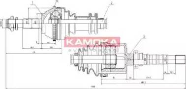 Kamoka CT1138914 - Arbre de transmission cwaw.fr