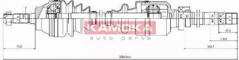 Kamoka CT1138935 - Arbre de transmission cwaw.fr