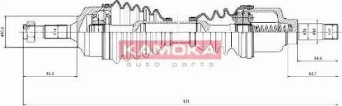 Kamoka CT1138936 - Arbre de transmission cwaw.fr