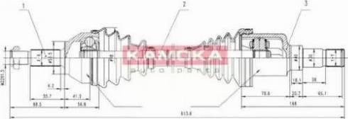 Kamoka FD1138927 - Arbre de transmission cwaw.fr