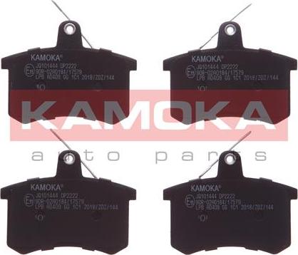 Kamoka JQ101444 - Kit de plaquettes de frein, frein à disque cwaw.fr