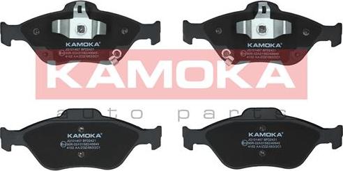 Kamoka JQ101467 - Kit de plaquettes de frein, frein à disque cwaw.fr