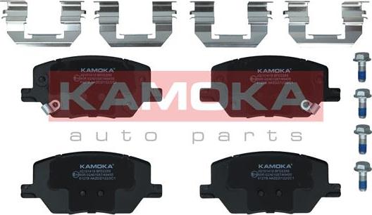 Kamoka JQ101419 - Kit de plaquettes de frein, frein à disque cwaw.fr